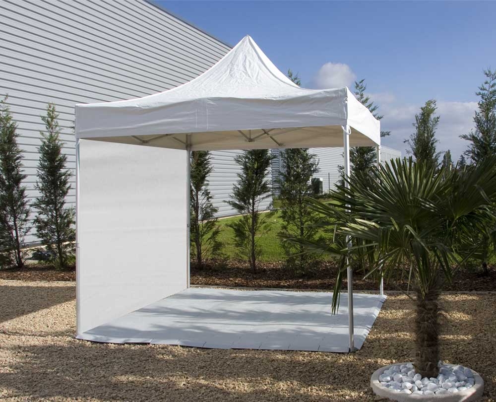 Location Tente Barnum Tonnelle pliante Pro de 3x3 m - blanc
