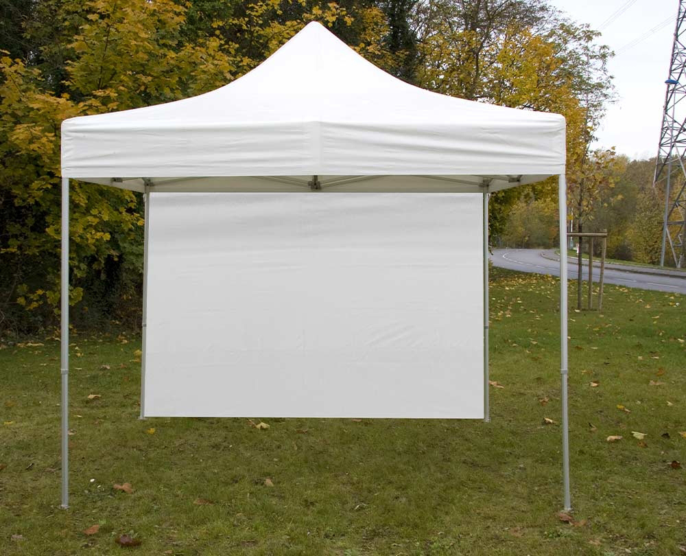 Barnum pliant PRO Ø45mm 3x3m blanc + 4 murs - Tonnelle PRO 3x3 alu