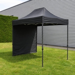 Barnum pliant SEMI-PRO 3x2m noir + murs