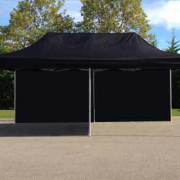 Barnum pliant PRO 45 3x6m noir + murs