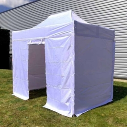 Barnum pliant SEMI-PRO 3x2m blanc + murs