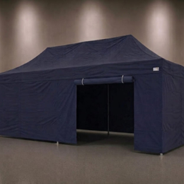 Barnum pliant PRO 45 3x6m bleu navy + murs