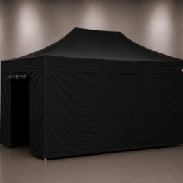 Barnum pliant PRO 45 3x4,5m noir + murs