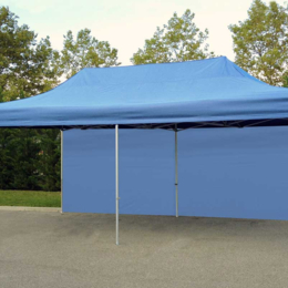 Barnum pliant PRO 45 3x6m bleu + murs