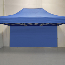 Barnum pliant PRO 45 3x4,5m bleu + murs